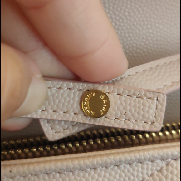 Ysl monogram wallet on chain blush nude - Picture 4 of 9